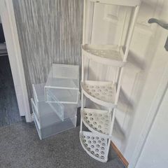 shelves and shoe storage