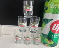 6 Kilkenny mini/shot glasses