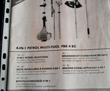 florabest 4 in 1 petrol multi-tool