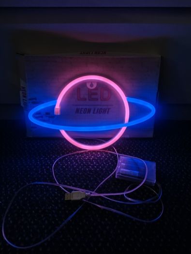 LED Neon Light Saturn