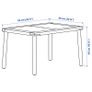 Ikea Flisat kids table and 2 stools can be used with Trofast boxes Image 5