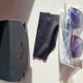 Police Unisex Sunglasses Carbonfly 4, Matt Silver Printed Carbon SPL779, 581B Image 5