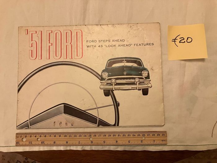 American car brochures. 1950s, 1960s and 1980s