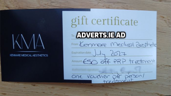 Kenmare Medical Aesthetics Gift Certificate