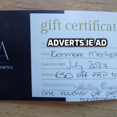Kenmare Medical Aesthetics Gift Certificate