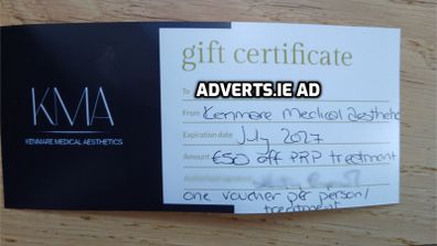 Kenmare Medical Aesthetics Gift Certificate
