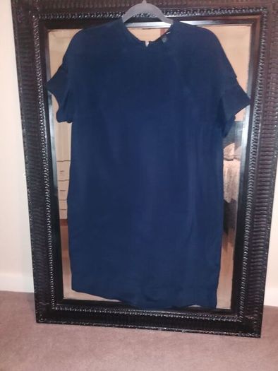 beautiful new designer cos navy dress