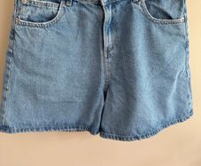 M&S denim light blue classic shorts 13-14Y girls Mark Spencer