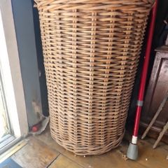 vintage reed basket large