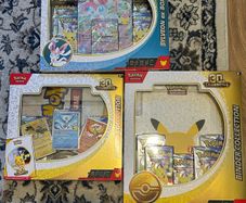 Pokemon 30th anniversary poster collection, binder collection and ex box