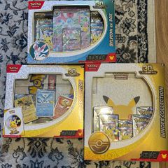 Pokemon 30th anniversary poster collection, binder collection and ex box