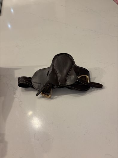 Lemieux toy pony saddle and girth