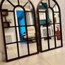 Vintage arched window mirrors Image 3