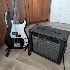 Harley Benton Short Scale Bass Guitar & Amp Bundle