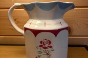 Pristine Vintage Johnson Brothers "Farmhouse Chic" Ceramic Rose Pitcher