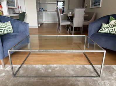 Ventura interiors glass coffee table