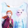 New Girls Snow Queen  Elsa Flower Printed Dress size 5-6 yrs Image 2