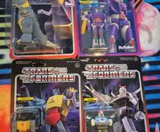 Transformers Reaction Figure Bundle Lot Super 7