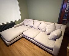 Large L-Shaped Corner Sofa with Chaise