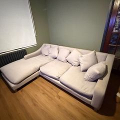 Large L-Shaped Corner Sofa with Chaise