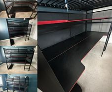 X Rocker Gaming High Sleeper Bed with Desk