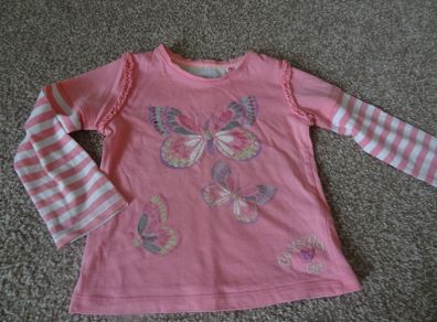Girls butterfly top