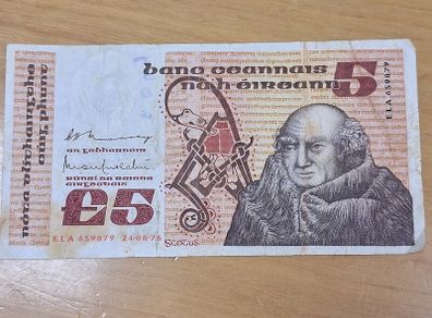 Irish Bank Notes - Bundle of Three 5 Punt Notes - Scotus