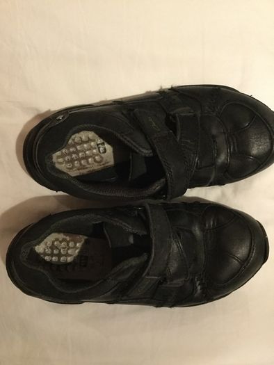 Boys black Clark shoes Size 11.5G