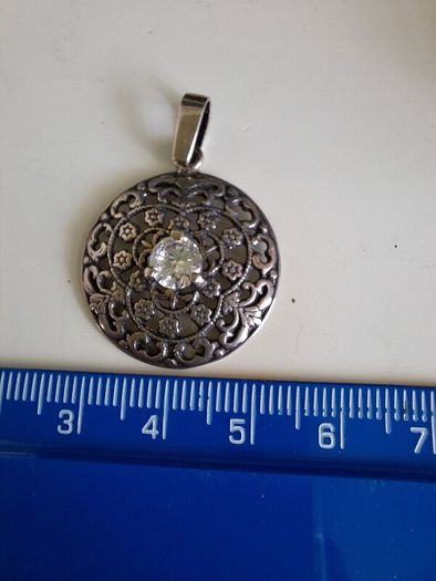 new silver pendant