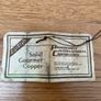 Vintage mini copper saucepans Image 4