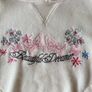 Brand New Girl's Cream Beautiful Dreamer Fleece Hoodie Image 2