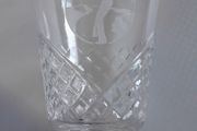 Irish Crystal engraved with a Golfing Theme