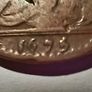 England 1675 Charles II Farthing (Carolvs . A . Carolo) Image 5