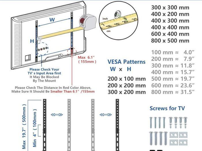 Universal TV Stand Legs LCD LED OLED Replacement