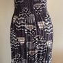 Leo & Ugo Satin Pleated Dress Size 1 (uk8-10) Image 5