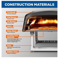 Nutrichef Gas Pizza Oven