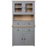 Highboard Grey 93x40.5x180 cm Solid Pine Panama Range Image 5