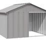 Dog House Anthracite 116.5x103x81.5 cm Galvanised Steel (FREE POSTAGE) Image 2