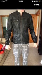 Mens leather jacket