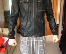 Mens leather jacket