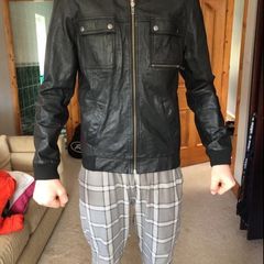 Mens leather jacket