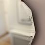 oval antique art deco mirror Image 2