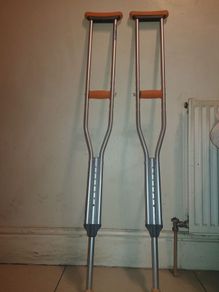 Adjustable Underarm Crutches (Pair)