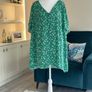 Ladies Green & White Short Sleeved Top from In extenso Size: UK 26 / EU 54 Image 8