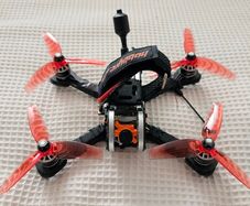 Armattan Japalura 4 inch quadcopter with spare parts and two batteries