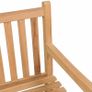 Garden Bench 120 cm Teak Image 5