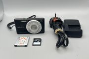 Sony DSC-W730 16.1MP Digital Camera Black Tested - Full Kit