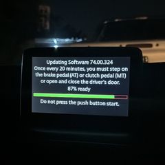 Mazda software update (apple car play and android auto)