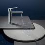 Grohe Lineare Basin mixer with pop-up waste Image 3