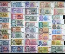 Yugoslavia - Complete Hyperinflation Set - 42 Banknotes 1990-1994